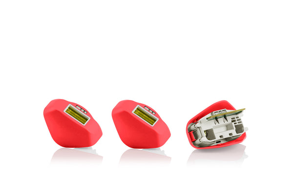 Coral E Flash and optic cartridge bundle just showing the cartridges from Zipple