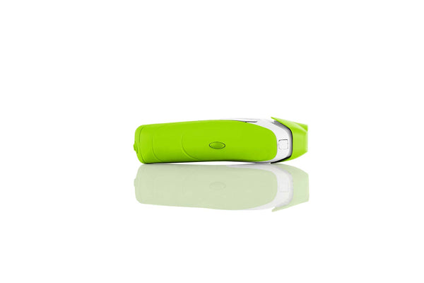 Apple green E-flash devices side view from Zipple
