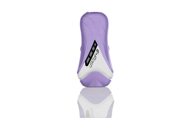 lilac E flash resting on its top from zipple