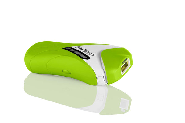 Apple green E-flash devices other side view from Zipple